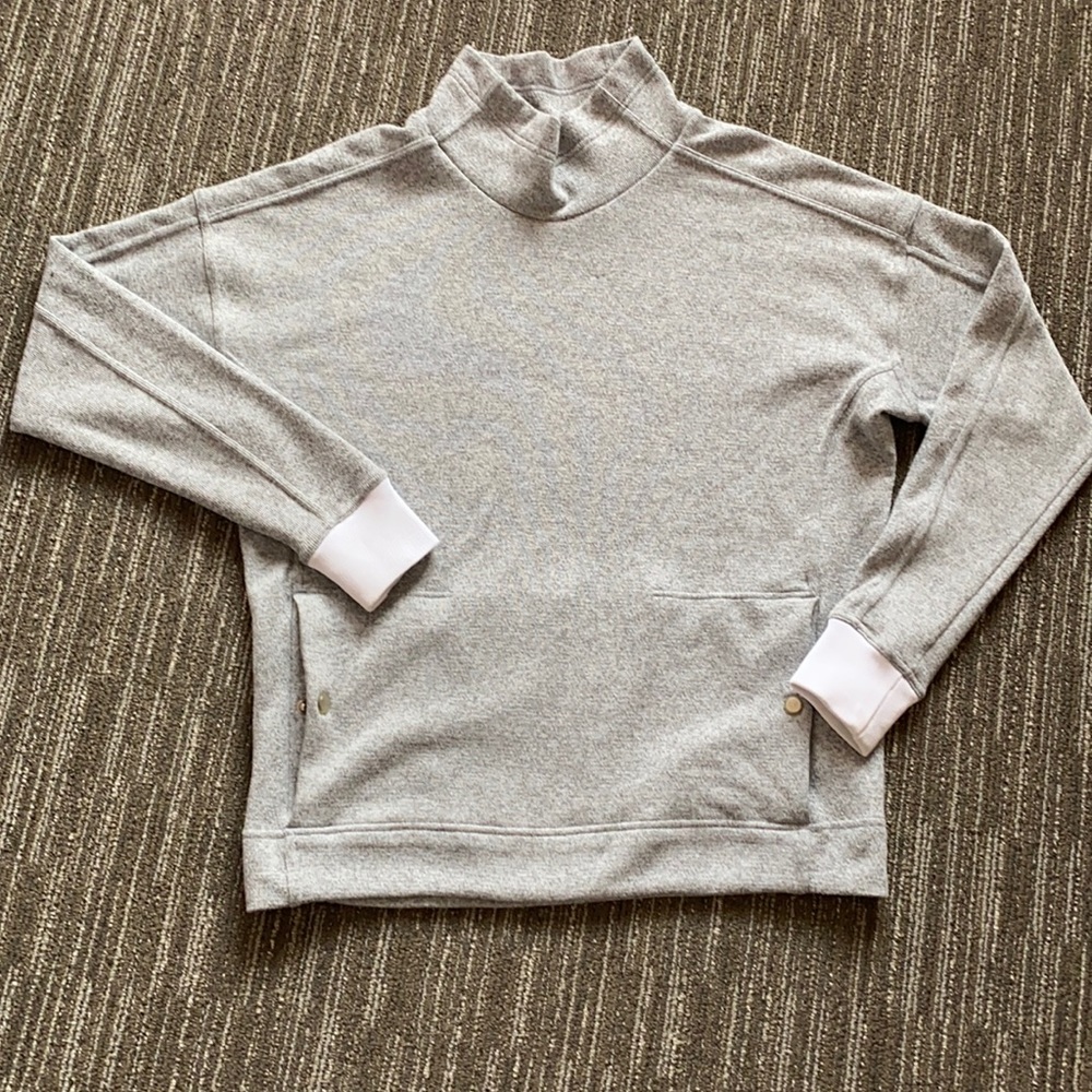 Under Armour grey mock neck sweater